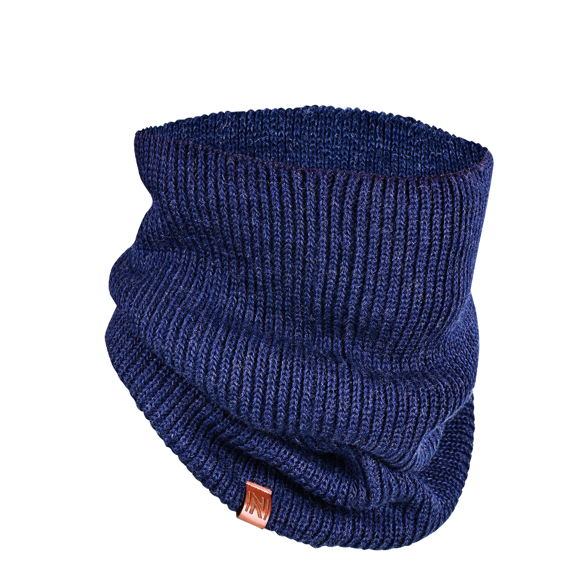 70% Merino Wool Neck Warmer - Premium Knitted, Soft and Warm Scarf - Dover