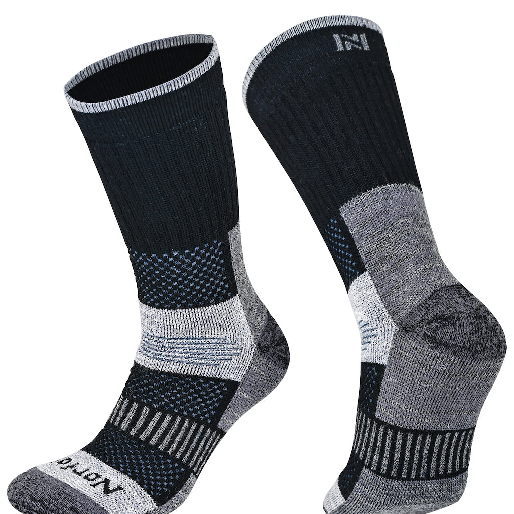 Ultimate Fully Cushioned And Now Reinforced Thermal Merino Wool Hiking Socks - Voyager 2.0