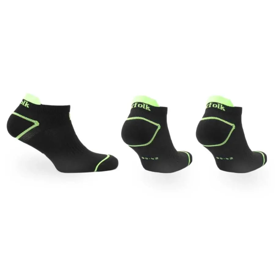 Eco-Friendly Repreve® Low Cut Running Socks - 3pp - Caretta