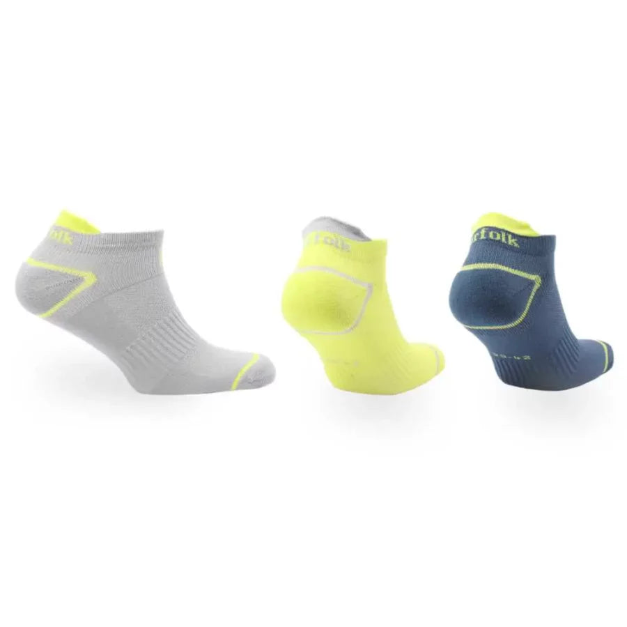 Eco-Friendly Repreve® Low Cut Running Socks - 3pp - Caretta