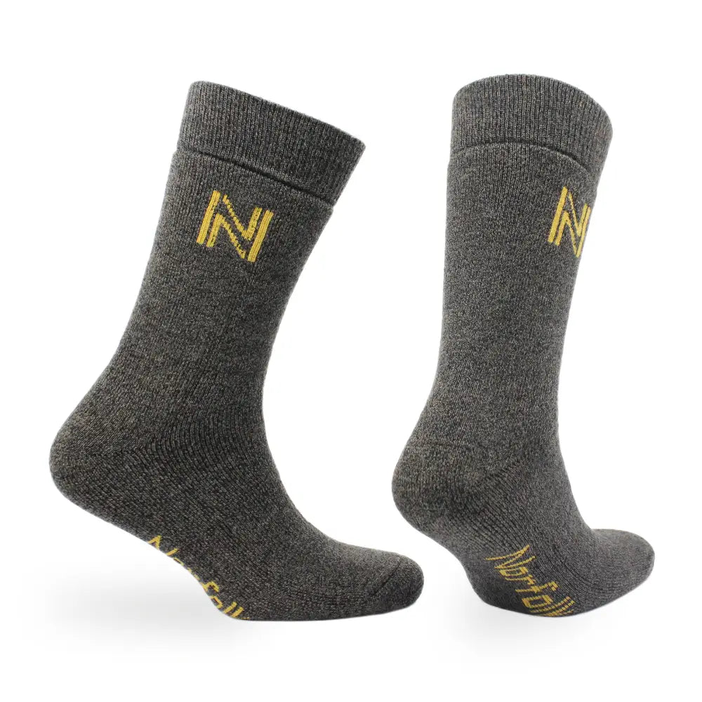 Merino Wool and Bamboo Fully Cushioned Thermal Outdoor Socks - Gabby