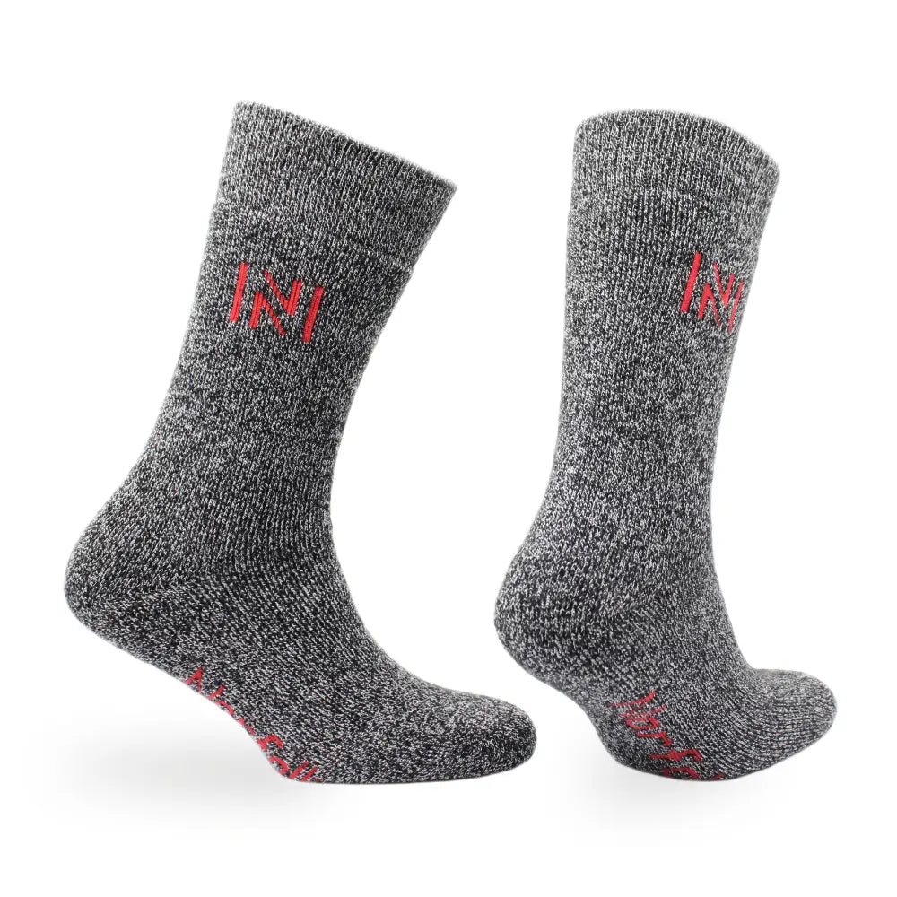 Merino Wool and Bamboo Fully Cushioned Thermal Outdoor Socks - Gabby
