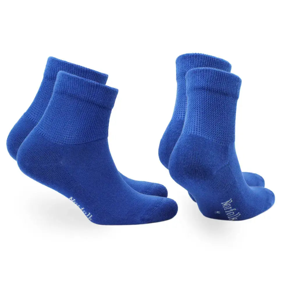 Cushioned Extra Wide Ankle Cotton Socks - 2pp - Lima