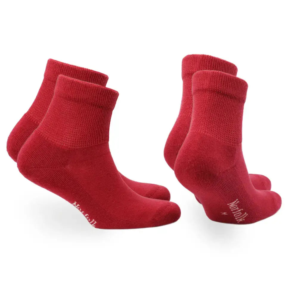 Cushioned Extra Wide Ankle Cotton Socks - 2pp - Lima