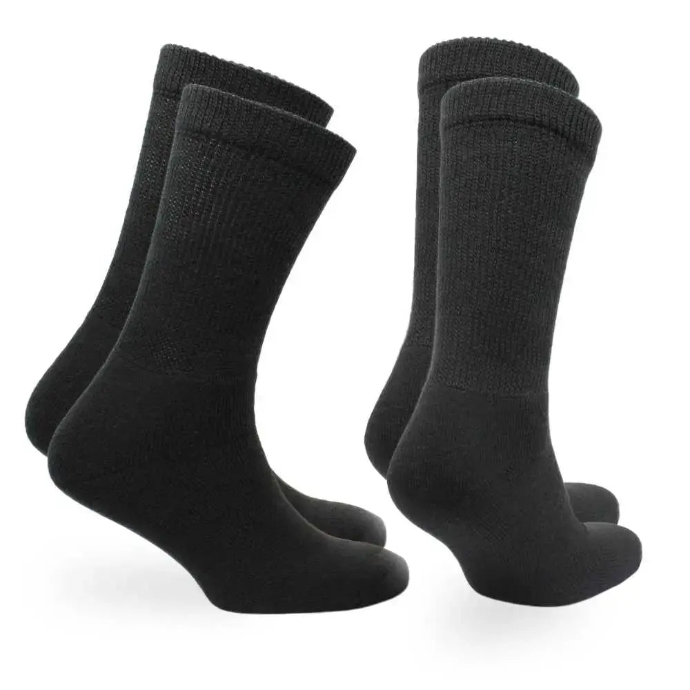Cushioned Extra Wide Wool Socks - 2pp - Peter