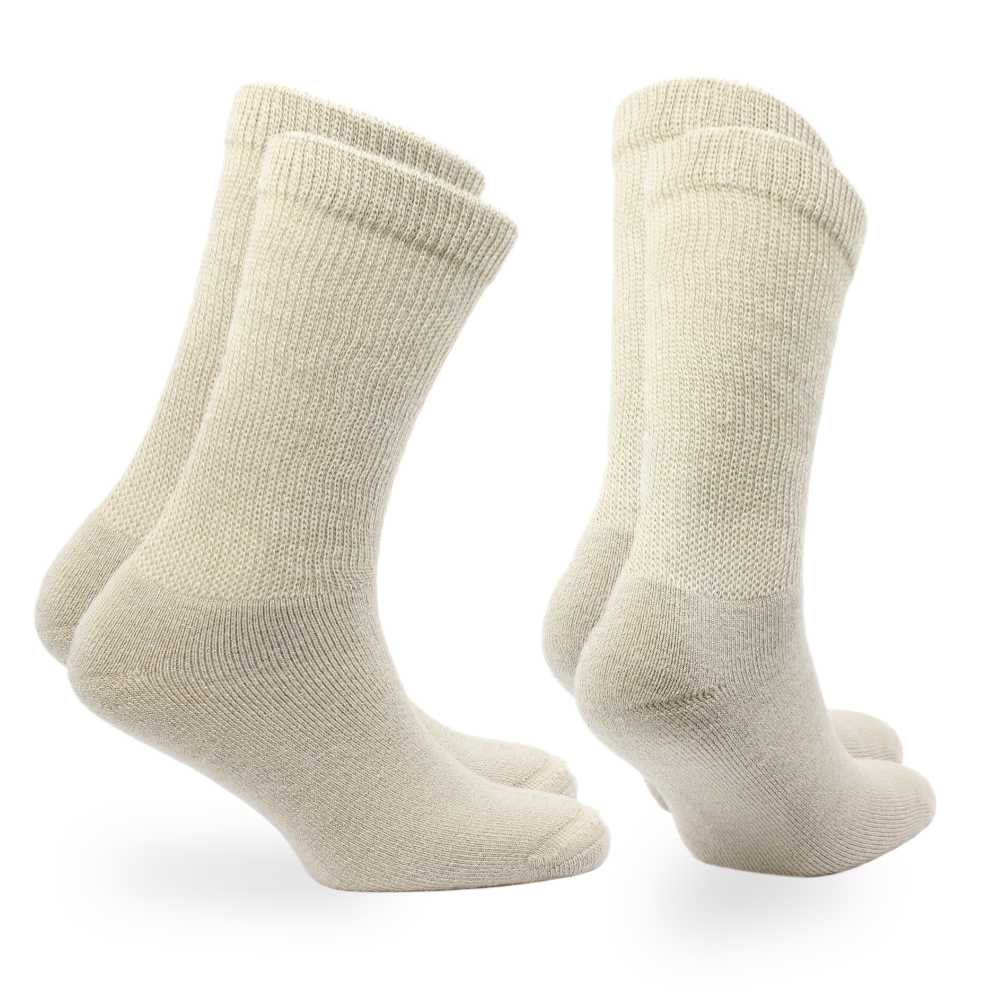 Cushioned Extra Wide Wool Socks - 2pp - Peter