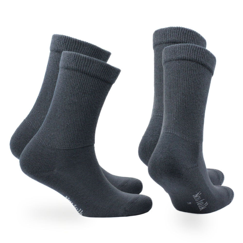 Cushioned Extra Wide Cotton Socks - 2pp - Rio