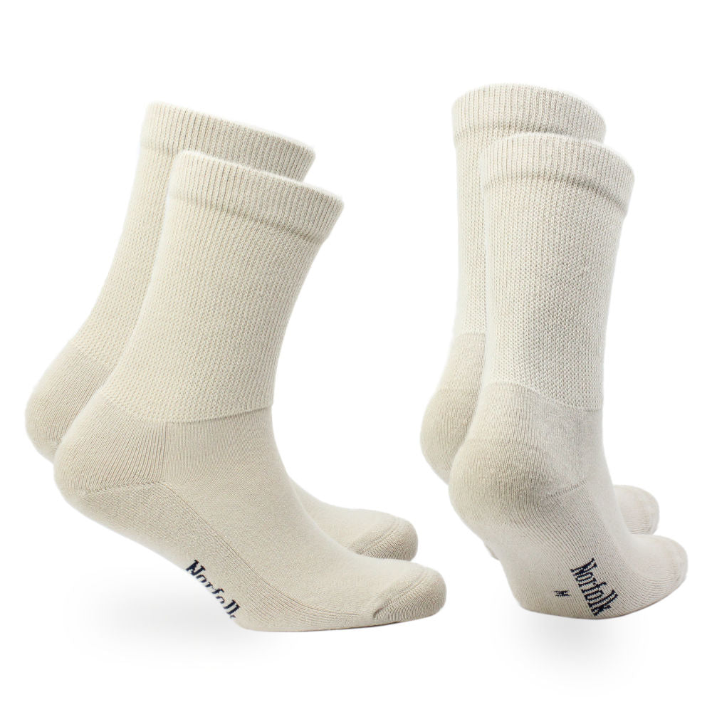 Cushioned Extra Wide Cotton Socks - 2pp - Rio