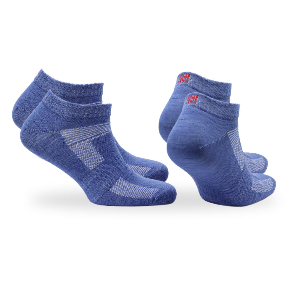 Merino Wool Lighter Weight Walking Socks - 2pp - Sheldon Lowcut