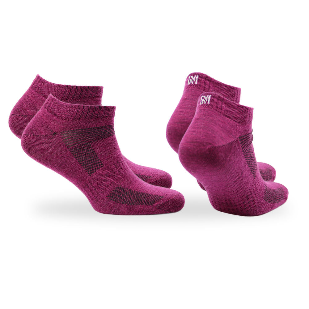 Merino Wool Lighter Weight Walking Socks - 2pp - Sheldon Lowcut