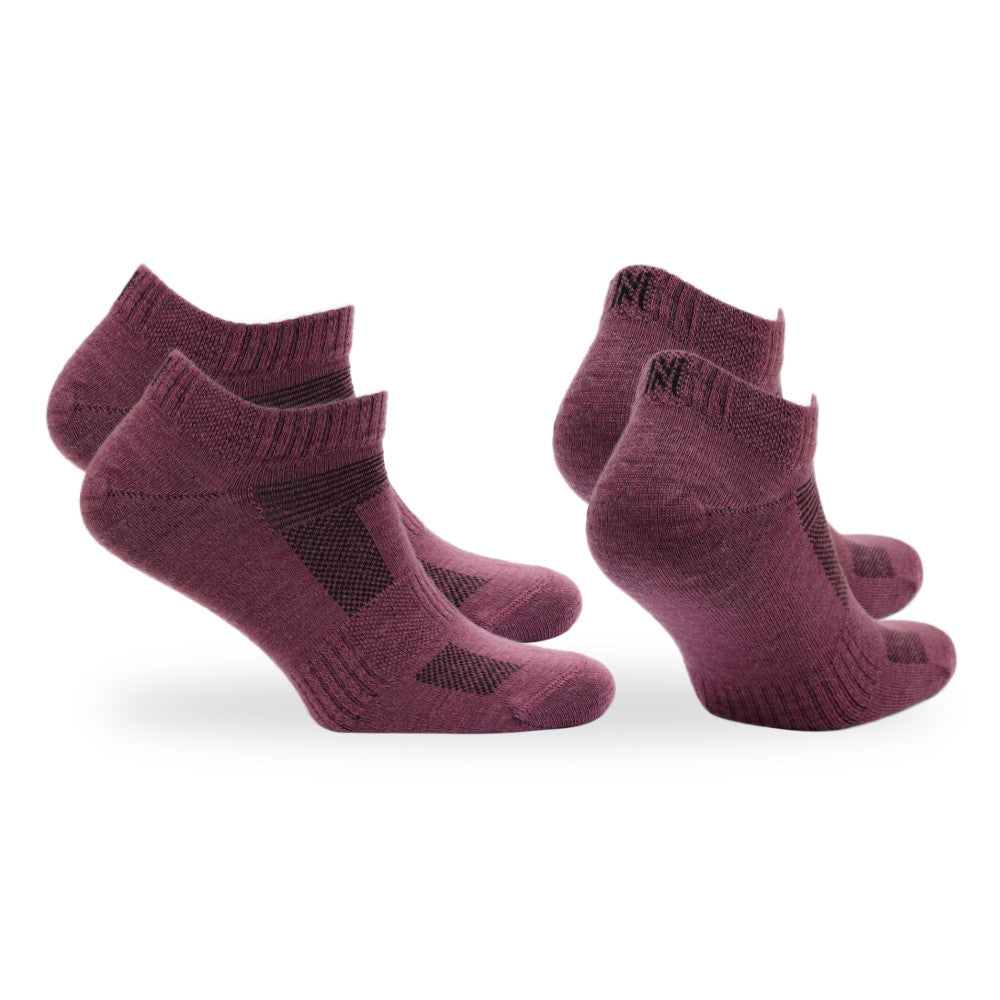 Merino Wool Lighter Weight Walking Socks - 2pp - Sheldon Lowcut