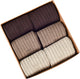 6 Pairs Bamboo and Cotton N-Twist Everyday Socks - Bentley Gift Box
