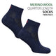 Merino Wool Light Weight Walking Socks - 2pp - Sheldon QTR
