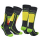 Merino Wool Ski Socks for Kids with Shock Absorption - 2 pairs - Courchevel Kids