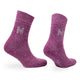 Merino Wool and Bamboo Fully Cushioned Thermal Outdoor Socks - Gabby
