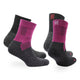 Merino Wool Mid Weight Cushioned Quarter Walking Socks - 2pp - Leonardo QTR