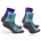Merino Wool Mid Weight Cushioned Quarter Walking Socks - 2pp - Leonardo QTR