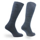 Cushioned Extra Wide Knee High Wool Socks - Morgan