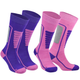 Merino Wool Ski Socks for Kids with Shock Absorption - 2 pairs - Courchevel Kids
