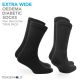 2 Pair Pack Wool - Cushioned Extra Wide Socks with Stretch+ Technology - Peter 2pp