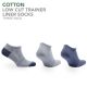 Cotton Low Cut Trainer Liners 3 Pair Pack - Mickey