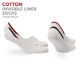 Invisible Cotton Liner Socks 2 Pair Pack - Lenny