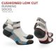 2 Pair Pack Cushioned Low Cut Running Socks - Lewis