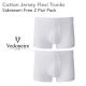 Mens Cotton Jersey Flexi Trunks Twin Pack By VEDONEIRE