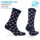 Tenderhold Comfort fit Bamboo Socks - Wells Hearts