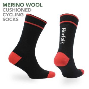 Norfolk Merino Wool Cycling Socks - Adam