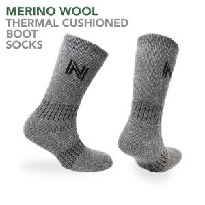 Norfolk Merino Wool Fully Cushioned Thermal Outdoor Socks - Nordique