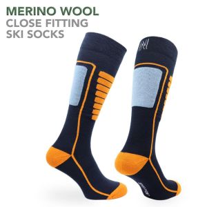 Norfolk Light Weight Merino Wool Skiing Socks - Courchevel