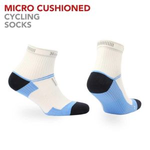 Cycling Socks With Micro Cushioning and Reflective Safety Stripes - Anna