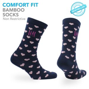 Tenderhold Comfort fit Bamboo Socks - Wells Hearts